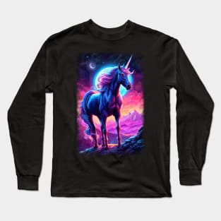 Unicorn Moon Long Sleeve T-Shirt